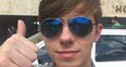 Nathan Sykes on holiday