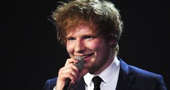 Ed Sheeran at the BRIT Awards 2012