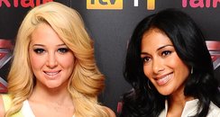 Tuisa and Nicole Scherzinger at the 2012 X Factor