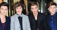 Union J arriving for the premiere of Star Trek Int