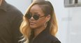 Rihanna spotted on the set of a Budweiser commerci