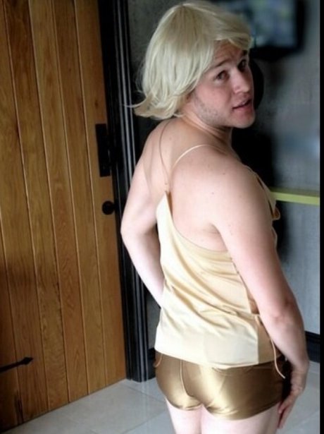 Olly Murs dressed as Kylie Minogue