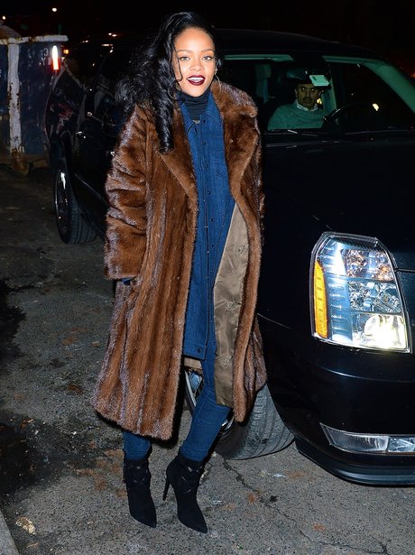 Rihanna Wraps Up For Dinner At Her Favourite Restaurant In