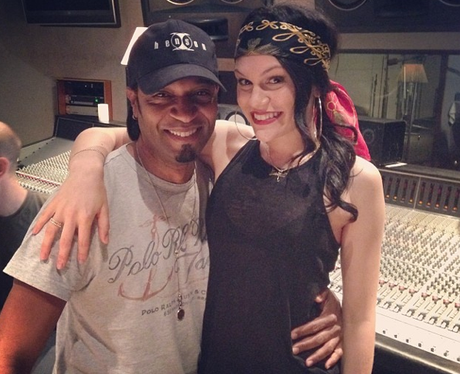 Jessie j in the studio