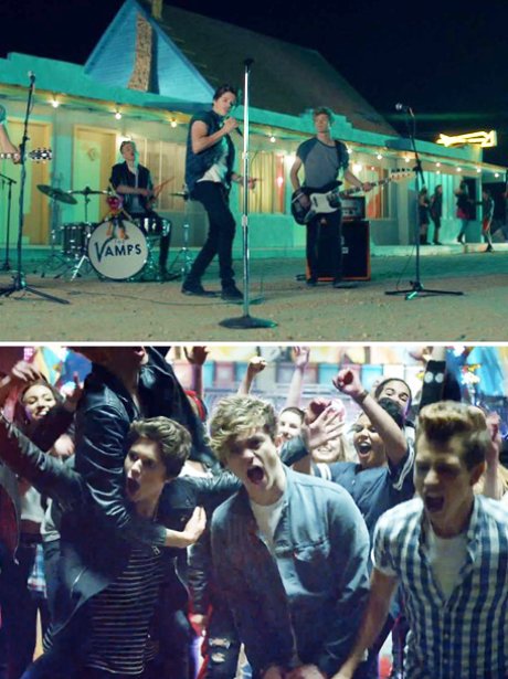 The vamps can we dance video