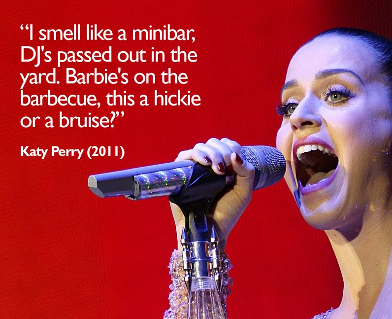 Katy Perry 'Last Friday Night' Lyrics - 11 Pop Lyrics GUARANTEED To Put