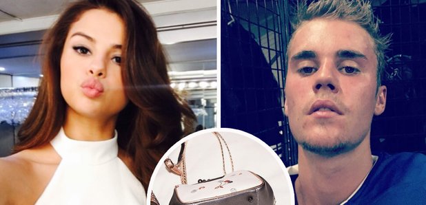 Selena Gomez Justin Bieber bag hidden message 